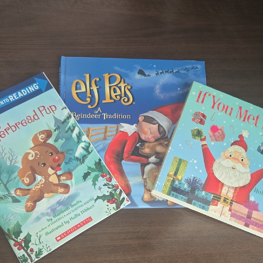 Scholastic Festive Book Trio - Blue, Red, Green